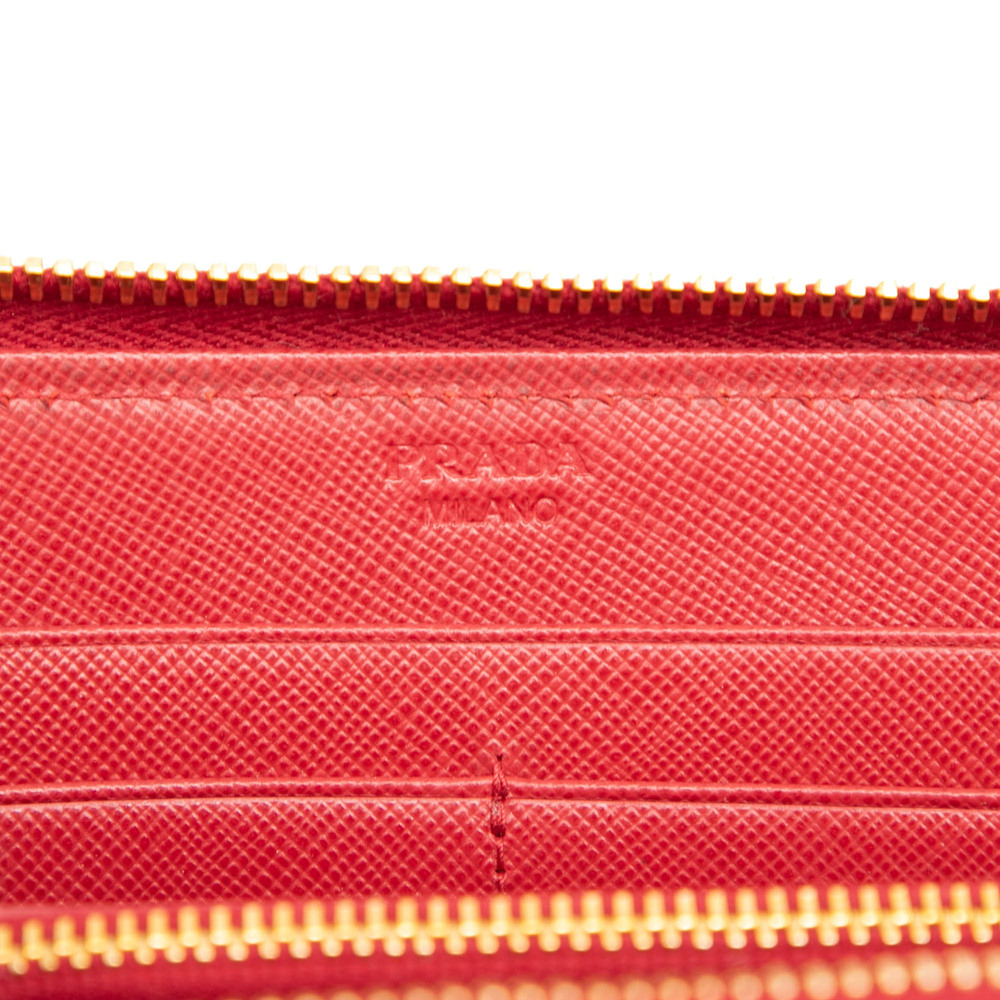 Pre-Loved Prada Saffiano Zip Around Long Wallet - Picture 5 of 7